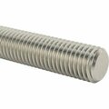 Bsc Preferred 18-8 Stainless Steel Threaded Rod M18 x 2.5 mm Thread Size 1 M Long 90024A130